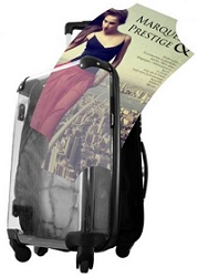 customisable advertising suitcase